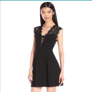 BCBGeneration Black Lace Cocktail Dress